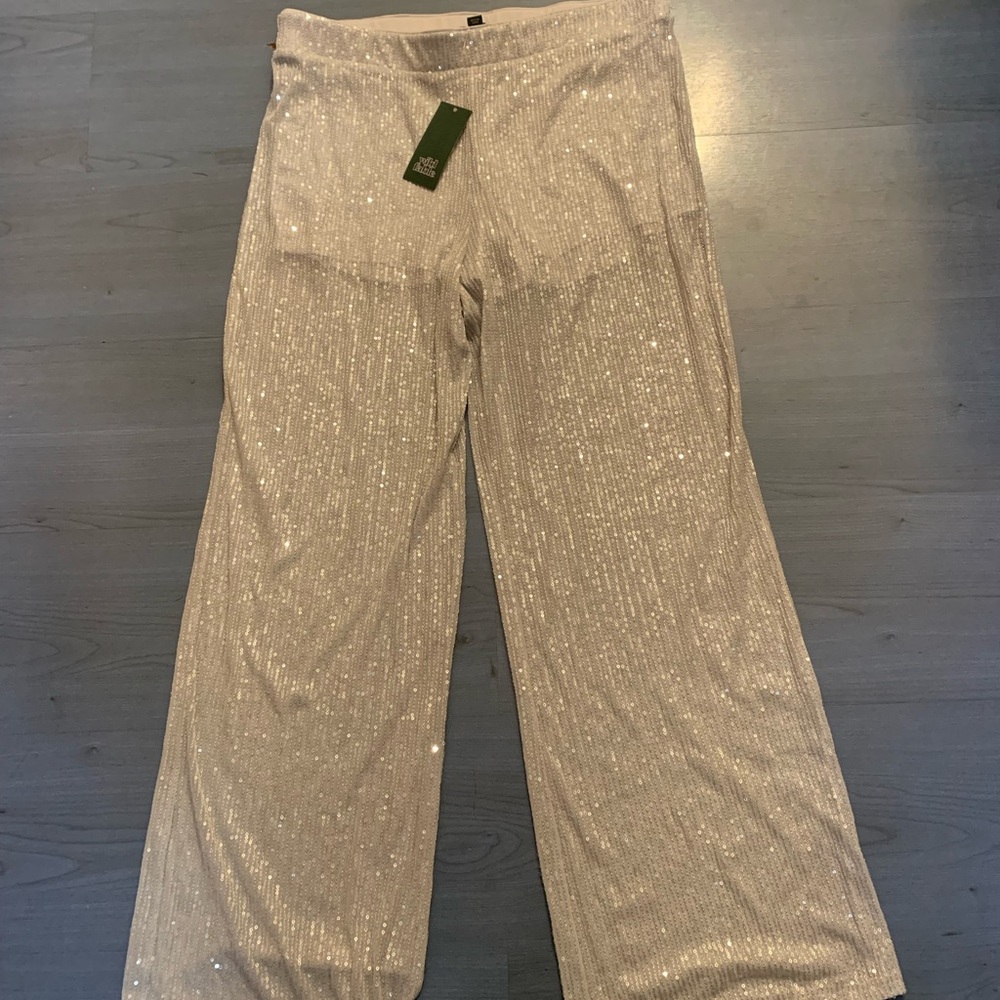 Wild Fable Sparkling Wide-Leg Pants